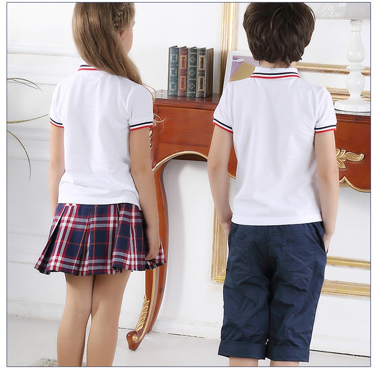 Shirt Sport Kid Unisex short sleeve school uniform