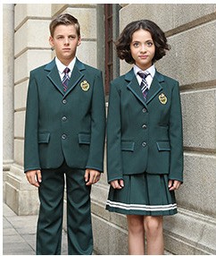 Customize European Style Winter Blazer Coat Primary Kids School Uniform Suit