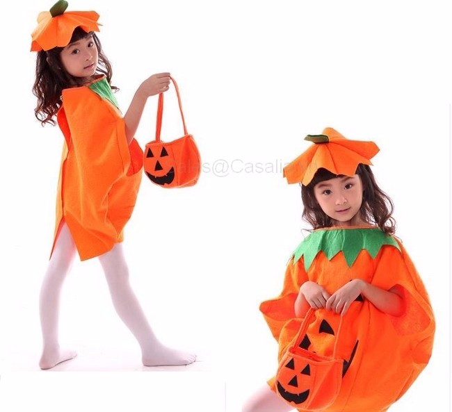 Halloween Pumpkin Costume for children