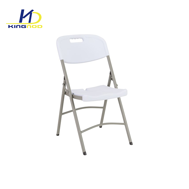 Cheap Folding Chairs PU Leather Chair Metal Leg Painted Folding Chair