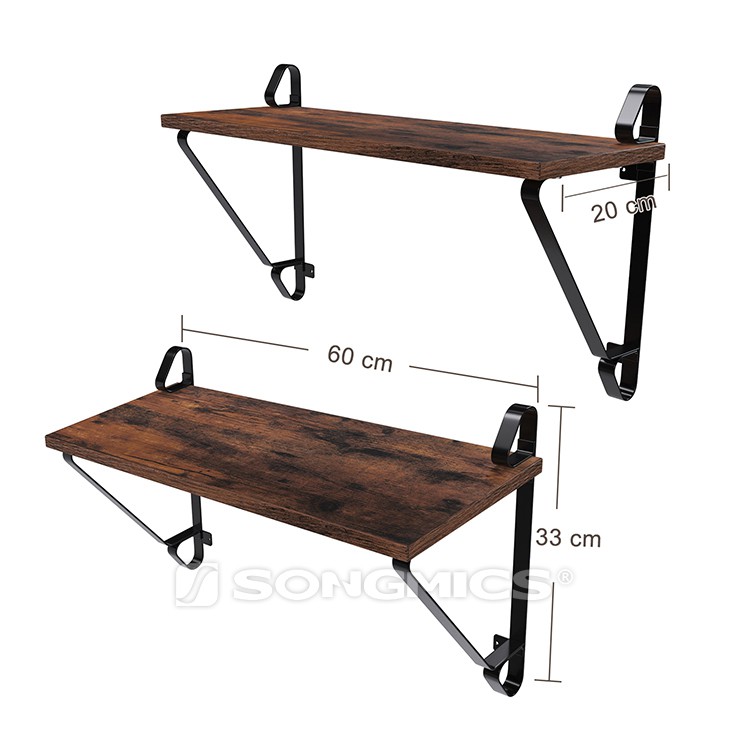 Chinese home vintage wooden wall shelf for book,wall mount book shelf set of 2