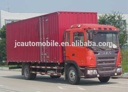 180HP 6.49L Euro4 4*2 JAC cargo van truck for sale