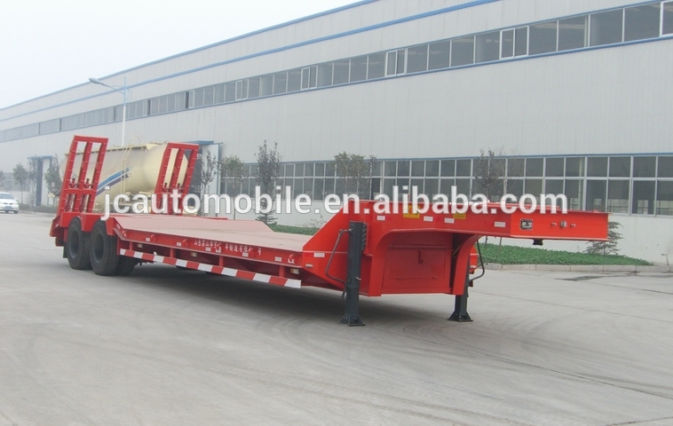 Brand new 2 axles low-bed semi-trailer/truck trailer with cheap price
