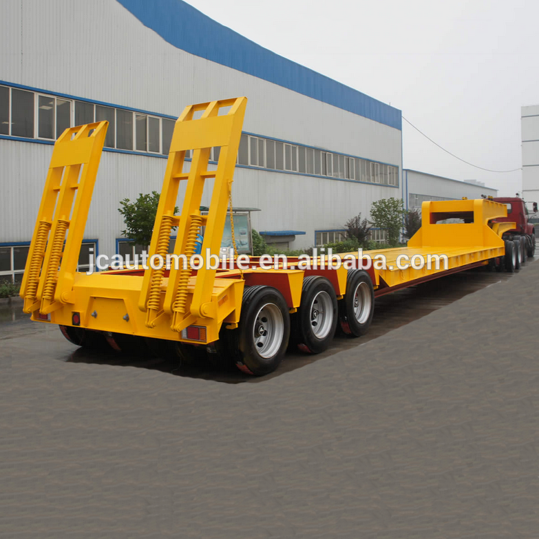 Brand new 2 axles low-bed semi-trailer/truck trailer with cheap price