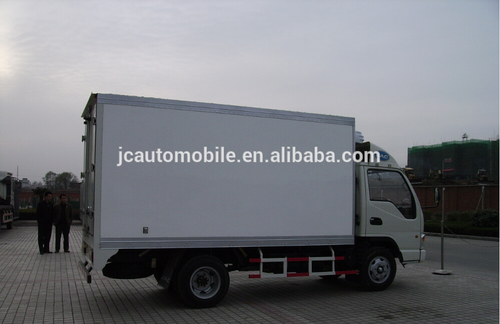 4*2 JAC mini cargo van Box trucks / small Refrigerator trucks for sale