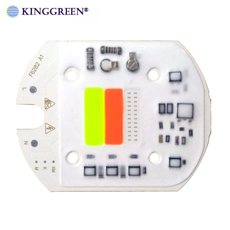 Free Driver Direct Connect 220V 30W RGB Integrated COB LED Light Beads Driverless High Power 30W RGB LED For Floodlight