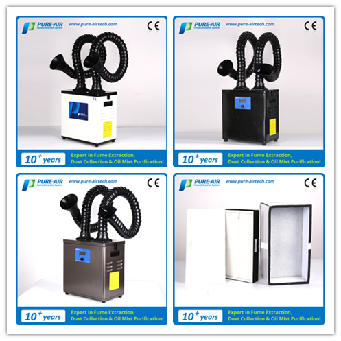 PA-300TS/TD laser marking fumes extractor