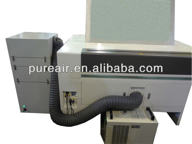 Laser cutting PMMA/PVC/Rubber fumes extraction
