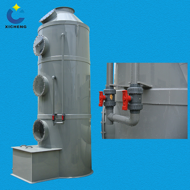 Acid gas & industrial gas treatment equipment- PP waste gas scrubber