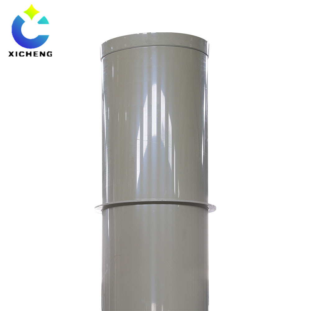 PP Raw Material Duct Customized Round Plastic Air Pipe for Ventilation