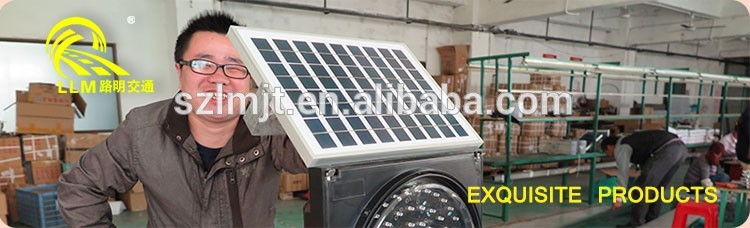 Guangzhou factory price flashing solar led trafic signal light