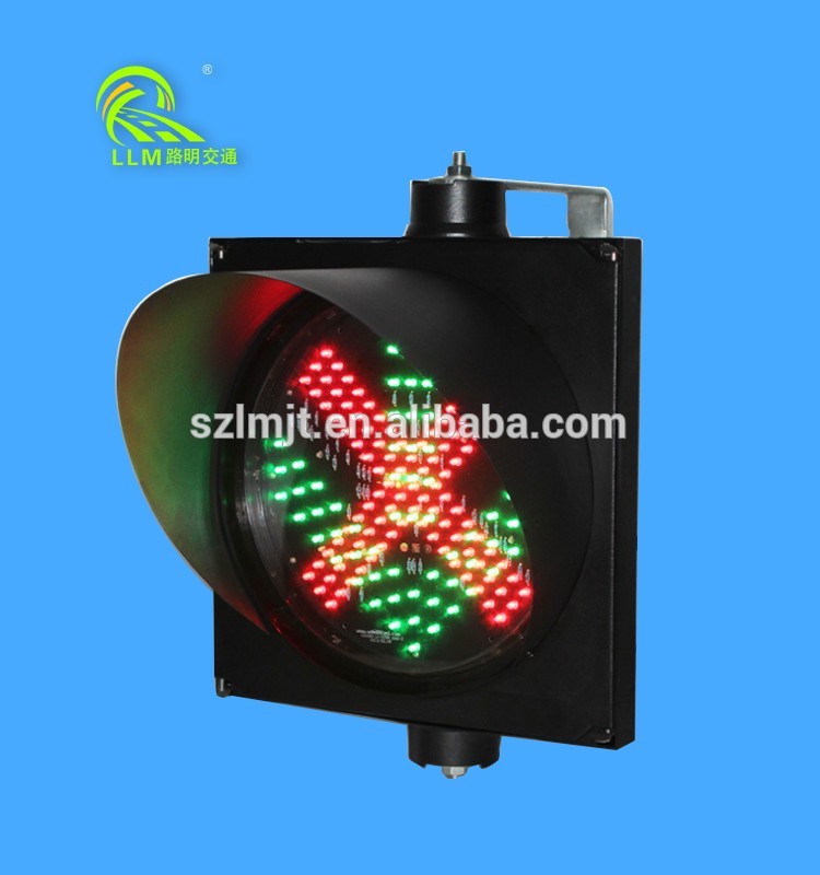 300 mm Crossings LED Traffic Light Wireless Controlling with Countdown Timer