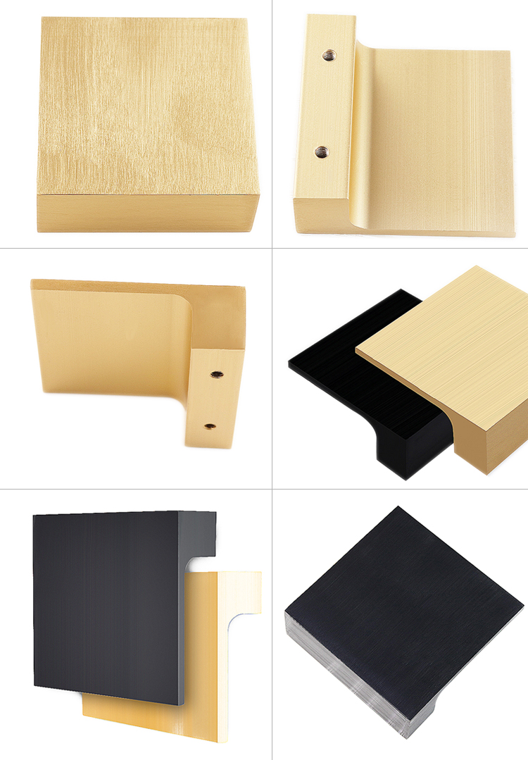 cabinet drawer Aluminum alloy Furniture handle cabinet handles  Modern Natural Minimalism Aluminium Alloy Door Handle