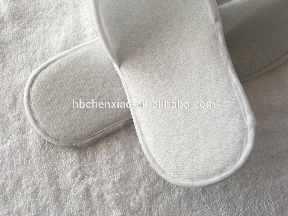 Nap Cloth And Brushed Fabric Hotel Slipper