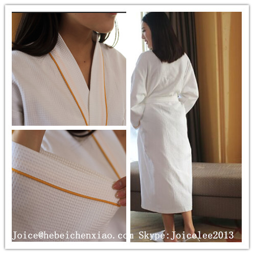 Luxury Bamboo Fibre Hotel Bath Robe for Adult