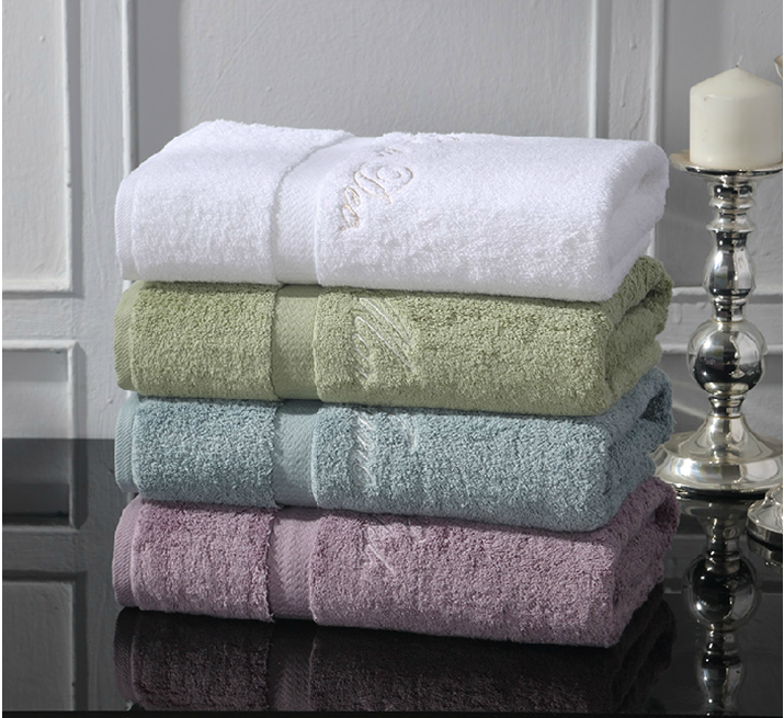 100% Cotton Bath Towel, Custom Design Hotel Towel