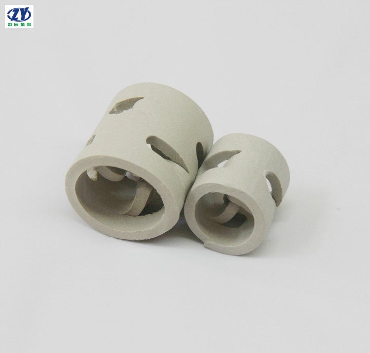 Ceramic Pall Rings Porcelain Pall Ring Tower Packing for Industry