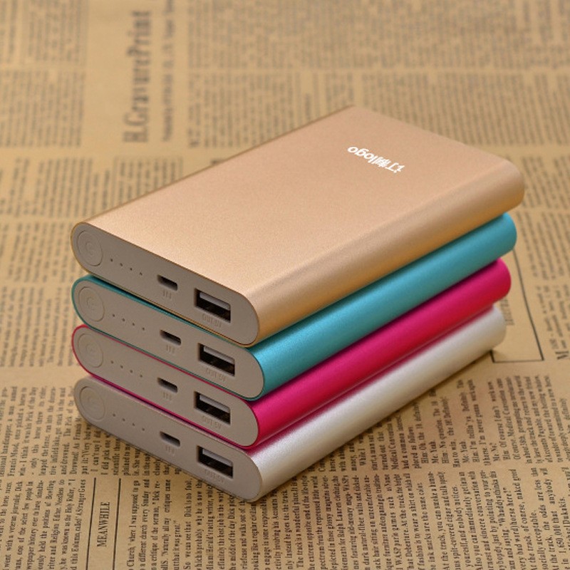 8000mah wholesale power bank with metal case mi power bank , mobile charger