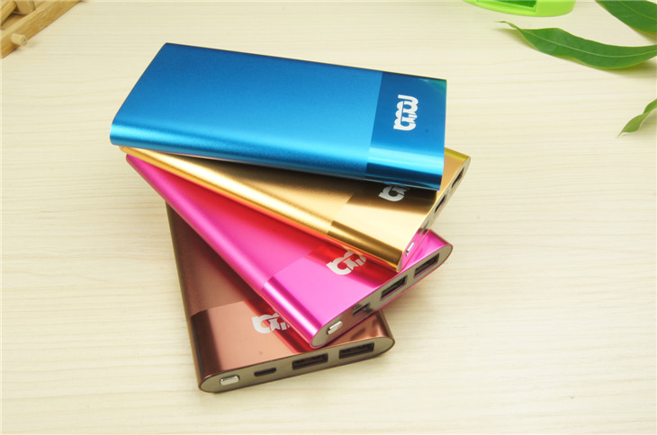 card holder super ultra-thin slim cable built-in mobile charger credit card power bank 8000mah promotional gift polymer battery