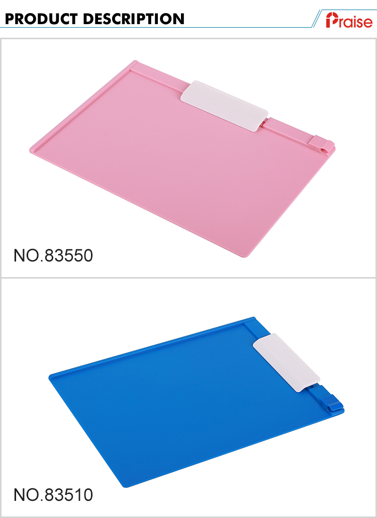 Office/school Plastic With Pen Holder Letter A4  Clipboard