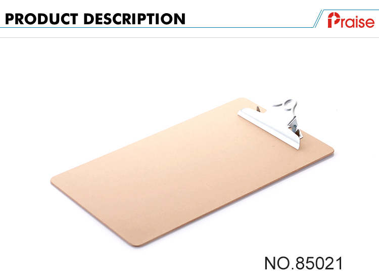 Office Stationeryv Environmental Brown FC Factory Directly Wood Clipboard Hot Selling Sublimation Mdf Clip Board