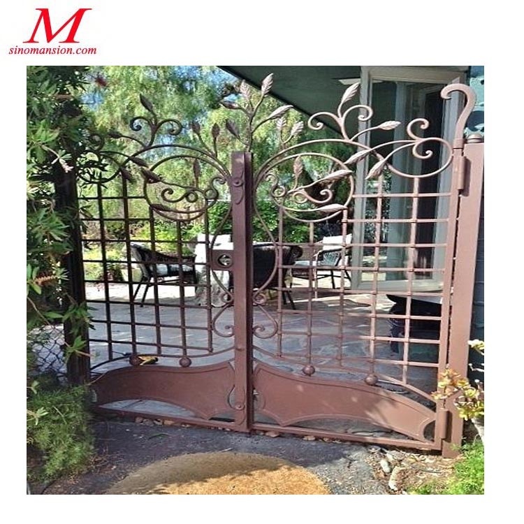 backyard iron gate