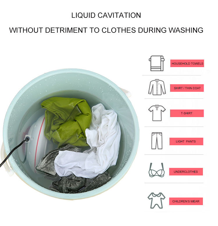 portable washing machine baby clothes