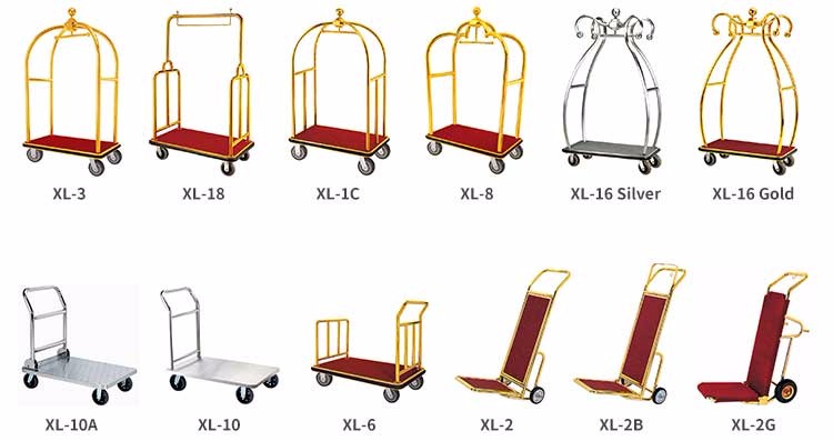 Warehouse Hand Bellman Cart Luggage Trolley