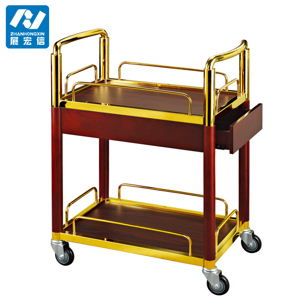 Luxury Hotel Catering Food Service Liquor dining trolley dining service cart
