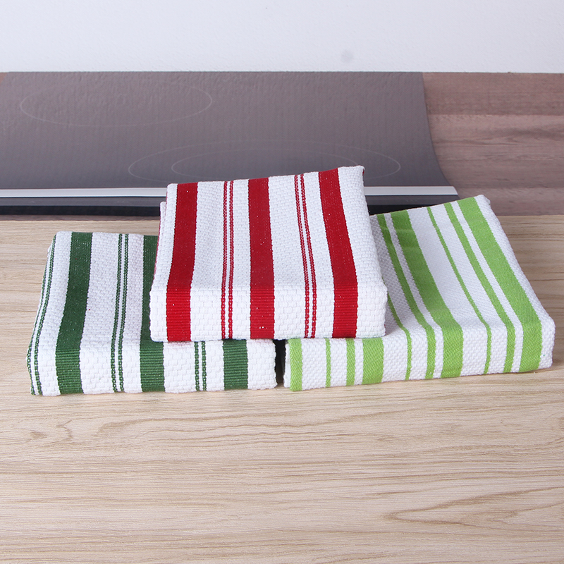 Doctorhome wholesale eco-friendly 100% cotton plain dyed kitchen dish tea towel