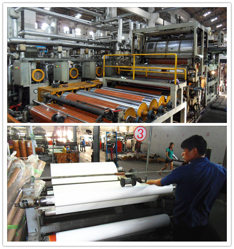high gloss vacuum membrane press pvc marble sheet