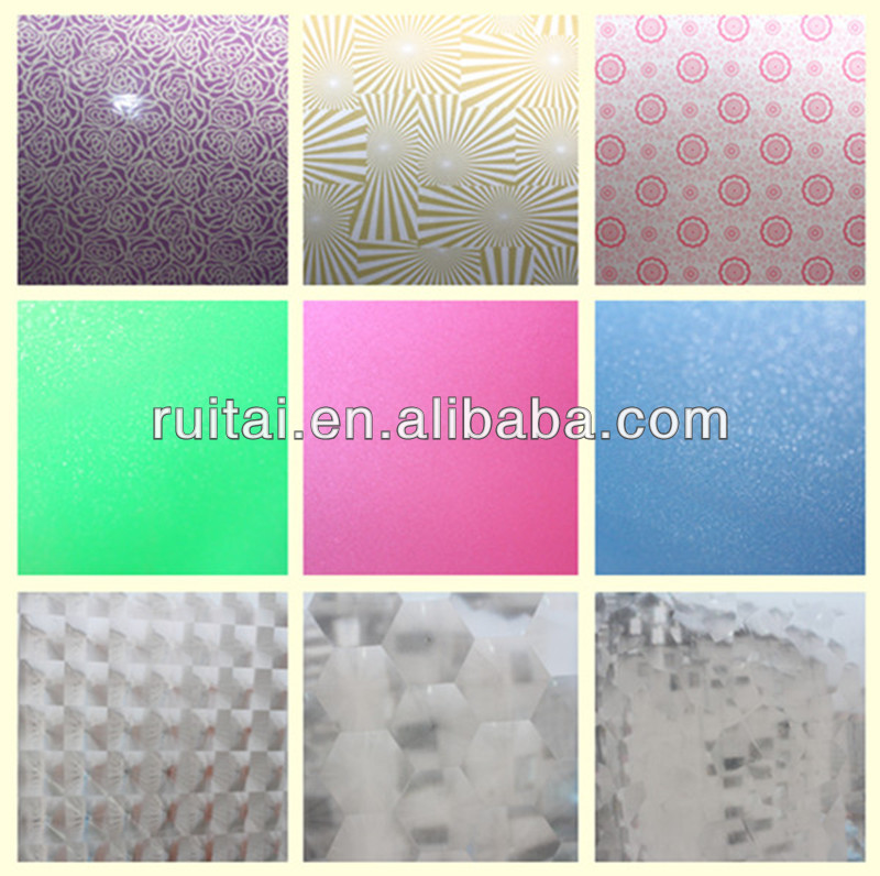 self adhesive frosted pvc glass lamination film