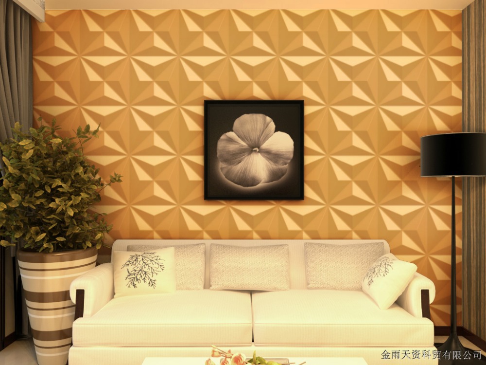 3d pvc wall panel for TV background decoration