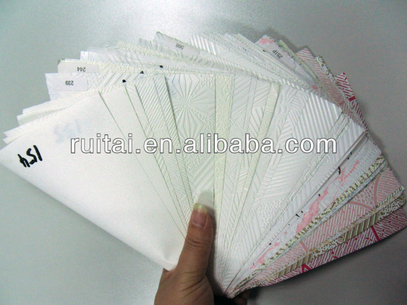 factory price 238 pvc film for gypsum ceiling board tile lamination