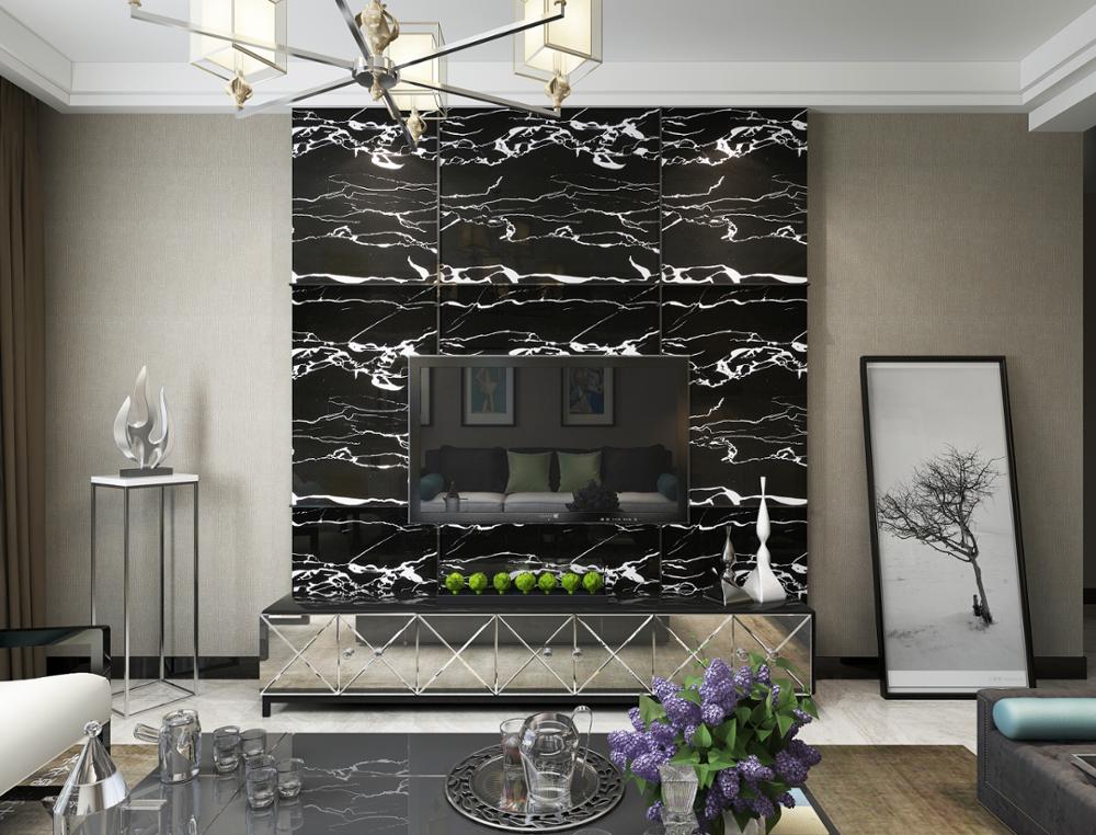 60cm width marble decorative adhesive vinyl wallpaper