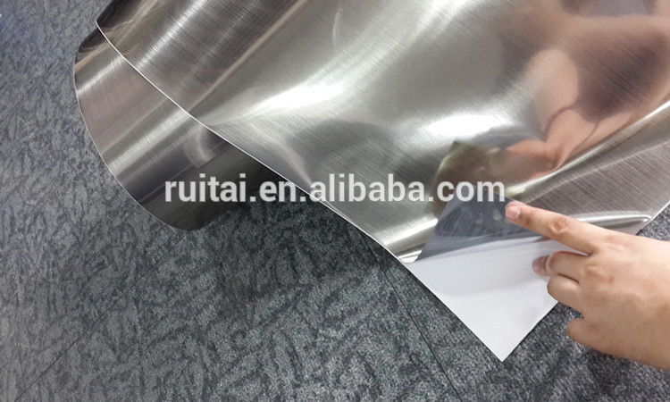 metal film with release paper for steel