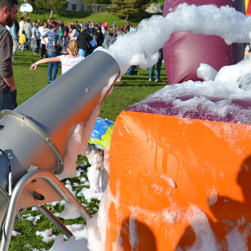 1800W Jet Party Spray Foam Cannon Machine for Stage Events and Ice Party
