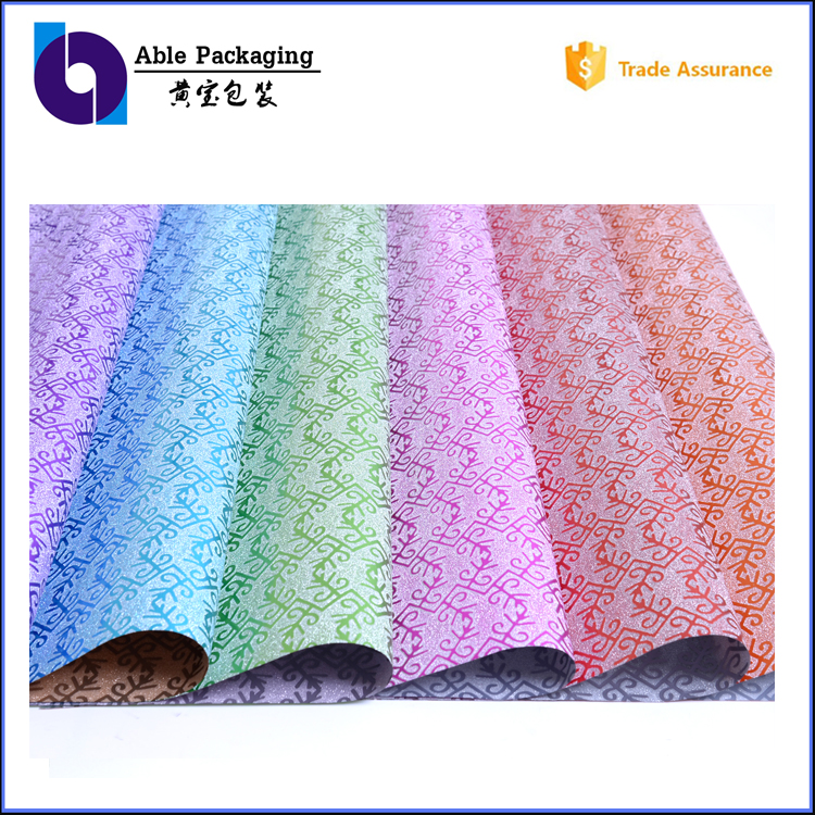 glitter gift wrapping paper Wholesale high quality flowers wrapping film