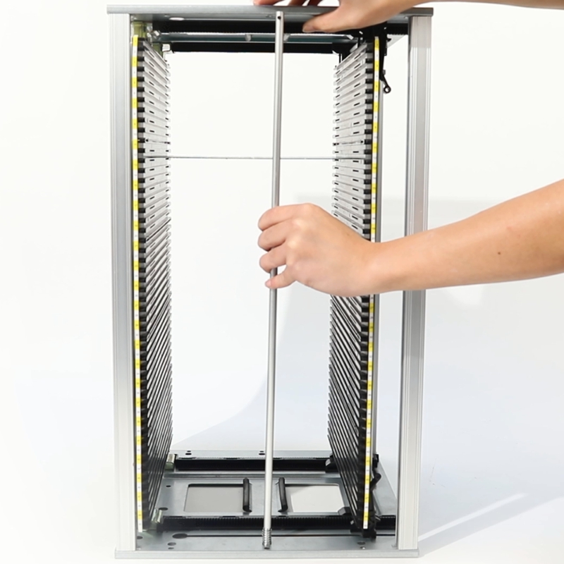 Easy And Simple To Handle Automatic Adjustment ESD SMT Magazine rack