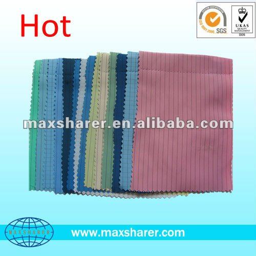 64% Polyester 34% Cotton 2% Carbon Fiber Grid 5mm ESD Fabric For Antistatic Smock