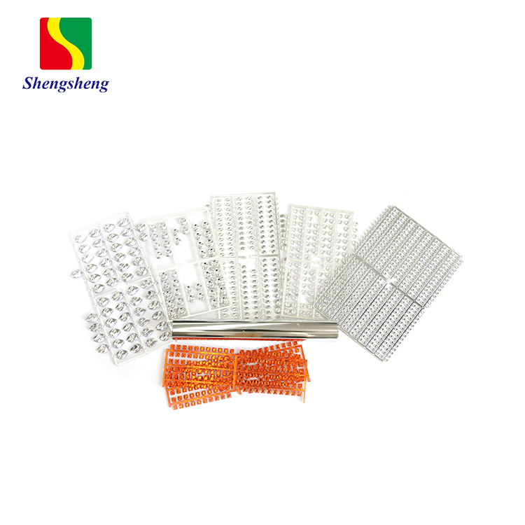 China Manufacturers Hot Stamping Foil For Paper Package Square Plastic Plate