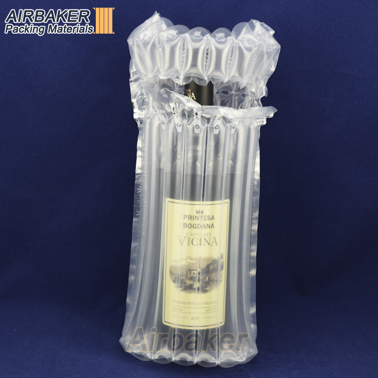 OEM Cheap Wine Air Bubble Cushion Bags Pack Shockproof for Wine Bottle