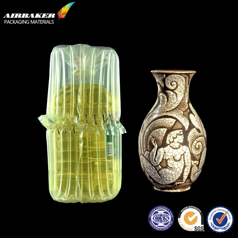 Inflatable packaging fill air bag air column bag for food glass bottle