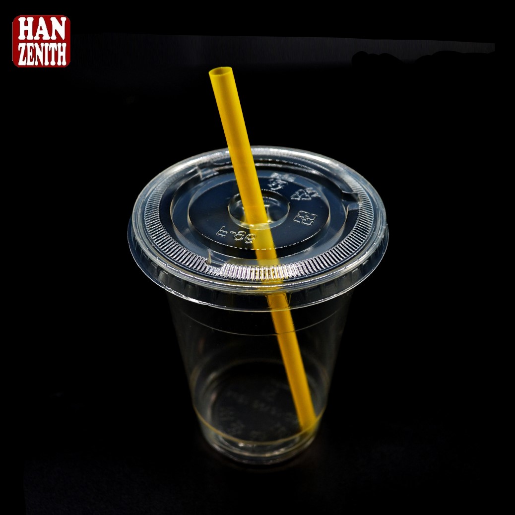 Compostable Bio-plastics PLA (Poly Lactic Acid) Clear Cup Lid Dome and Flat
