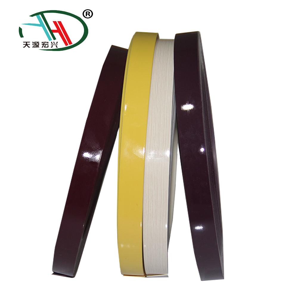 White glossy PVC edgebanding strip for office furniture