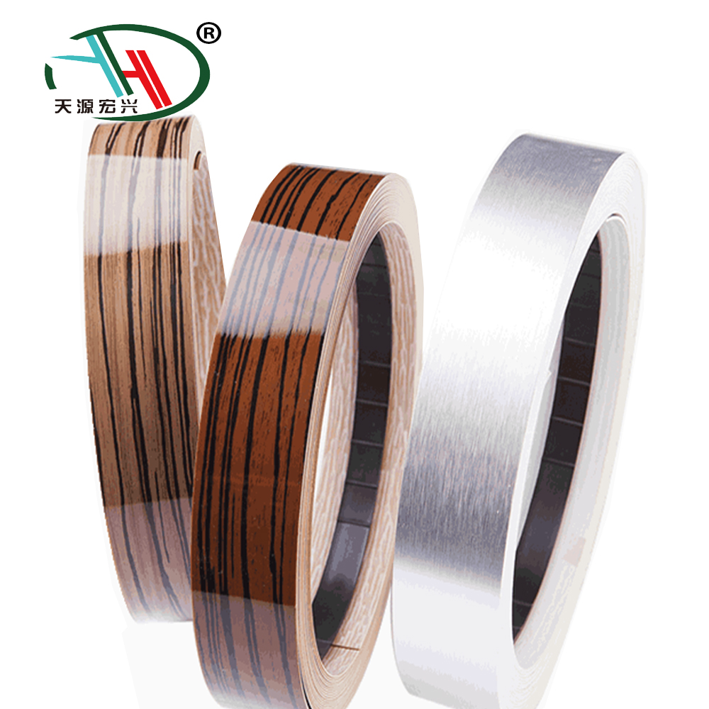 Custom high glossy pvc edge banding tape for furniture accessories
