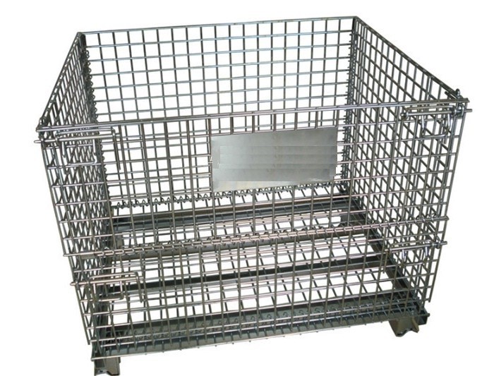 Hot sale collapsible mesh wire containers with size 800*600*640mm/600kg