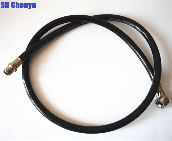 China Wholesale NPT 1/4" Standard Rubber Hose Air Tank with air Tap for Air Compressor