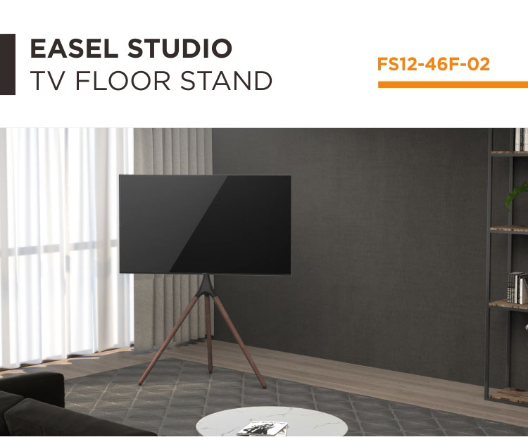 Easel Wood  Studio Artistic  TV Floor Stand