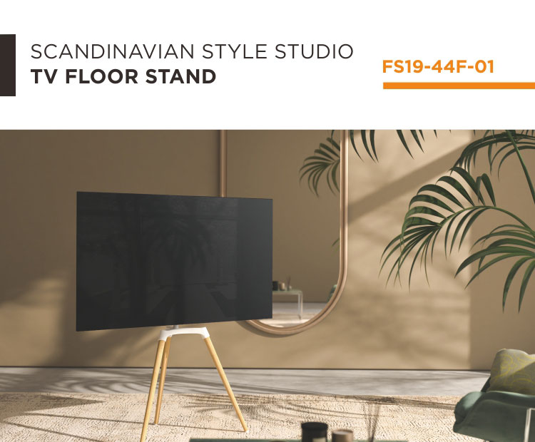 Modern Style Studio Artistic TV Floor Tripod Stand